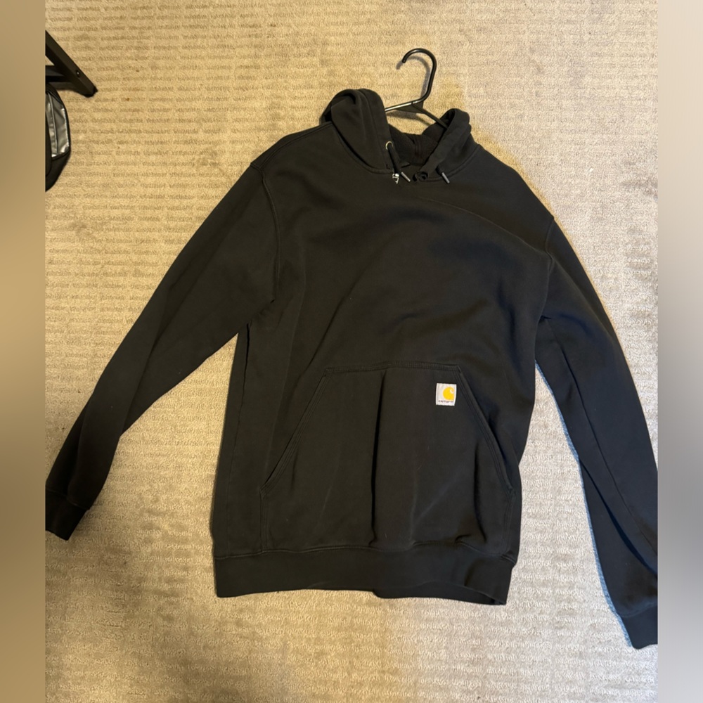 Black Carharrt hoodie, hardly worn, black medium